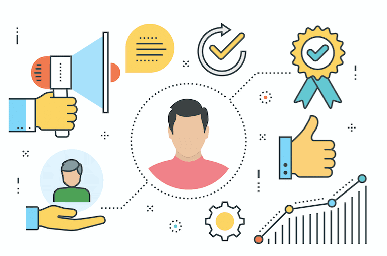 stafræn markaðssetning útskýringamynd