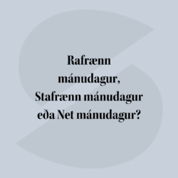 cyber monday á íslensku